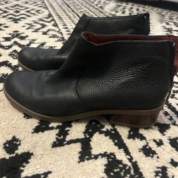 Dansko Textured Black Ankle Booties - Picture 5 of 6